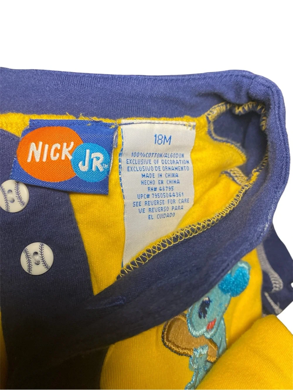 Vintage Nick Jr Blue’s Clues Romper Y2K 18M Kids Toddler Nick Jr Rare HTF